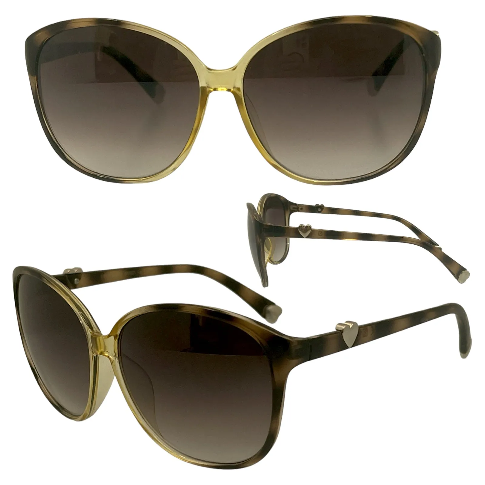 Round Oversized Cat Eye Sunglasses For Women UV400