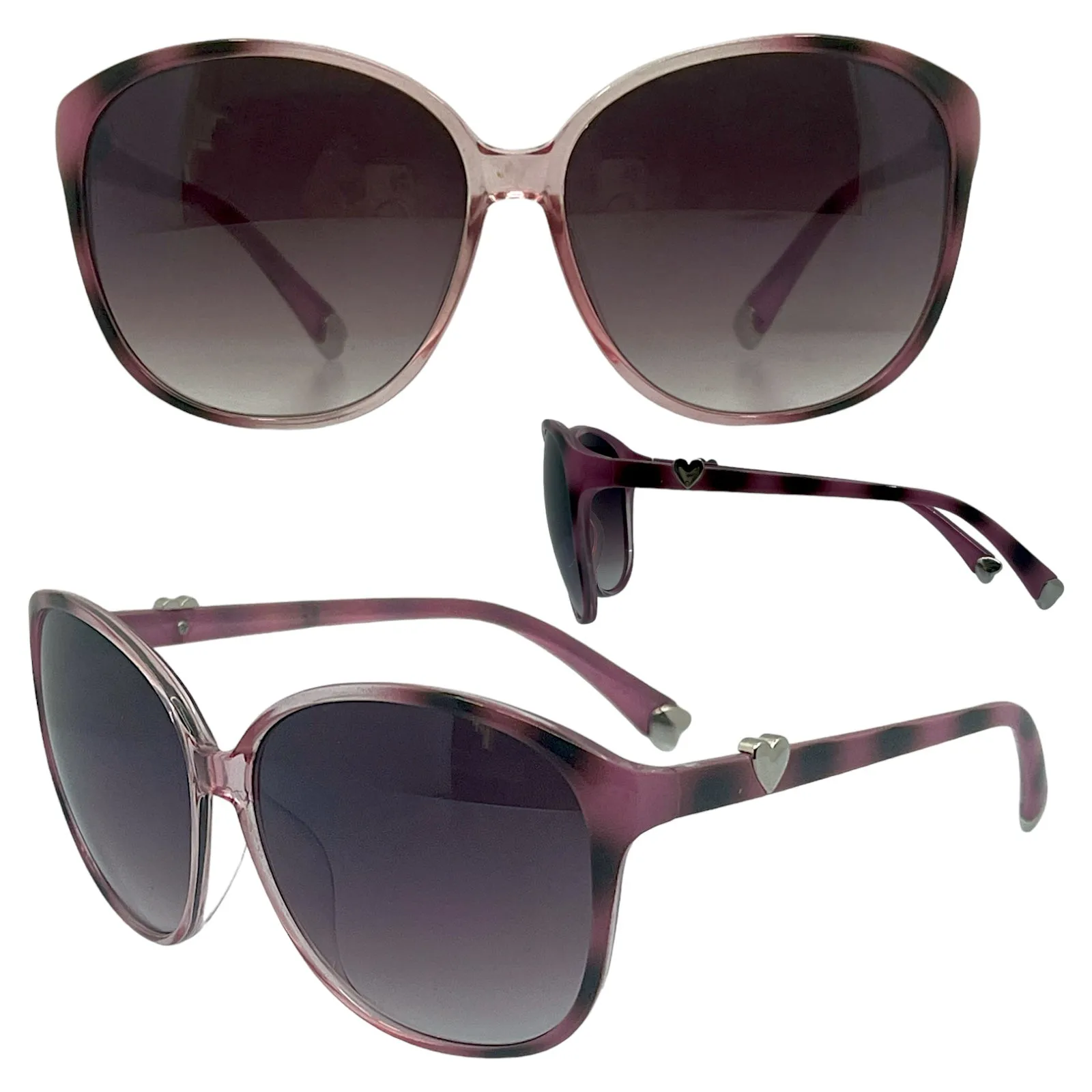 Round Oversized Cat Eye Sunglasses For Women UV400