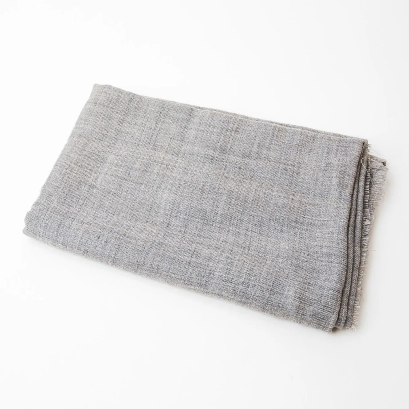 Scarf - Wool Merino Natural Grey