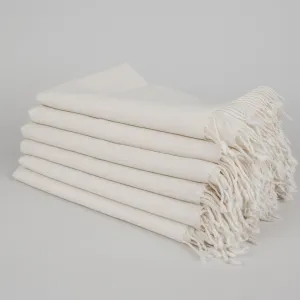 Scarves - Merino Wool Handwoven with Tassels (6 pack)