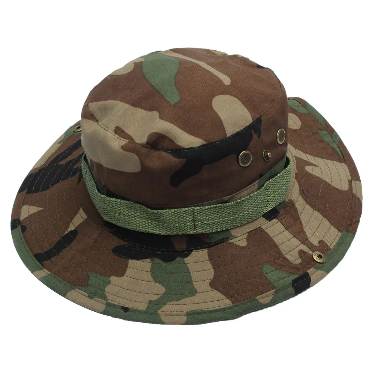 Sidiou Group Dome  Bucket Hats Men Women Military Camo Cap Casual Bucket Camping Hiking Travel Sun Bob Fishing Hats Unisex