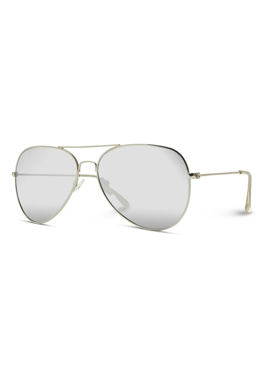 Silver Polarized Classic Aviator Sunglasses - FINAL SALE