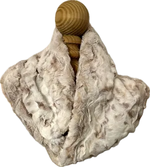 Snowy Owl Natural Infinity Scarf