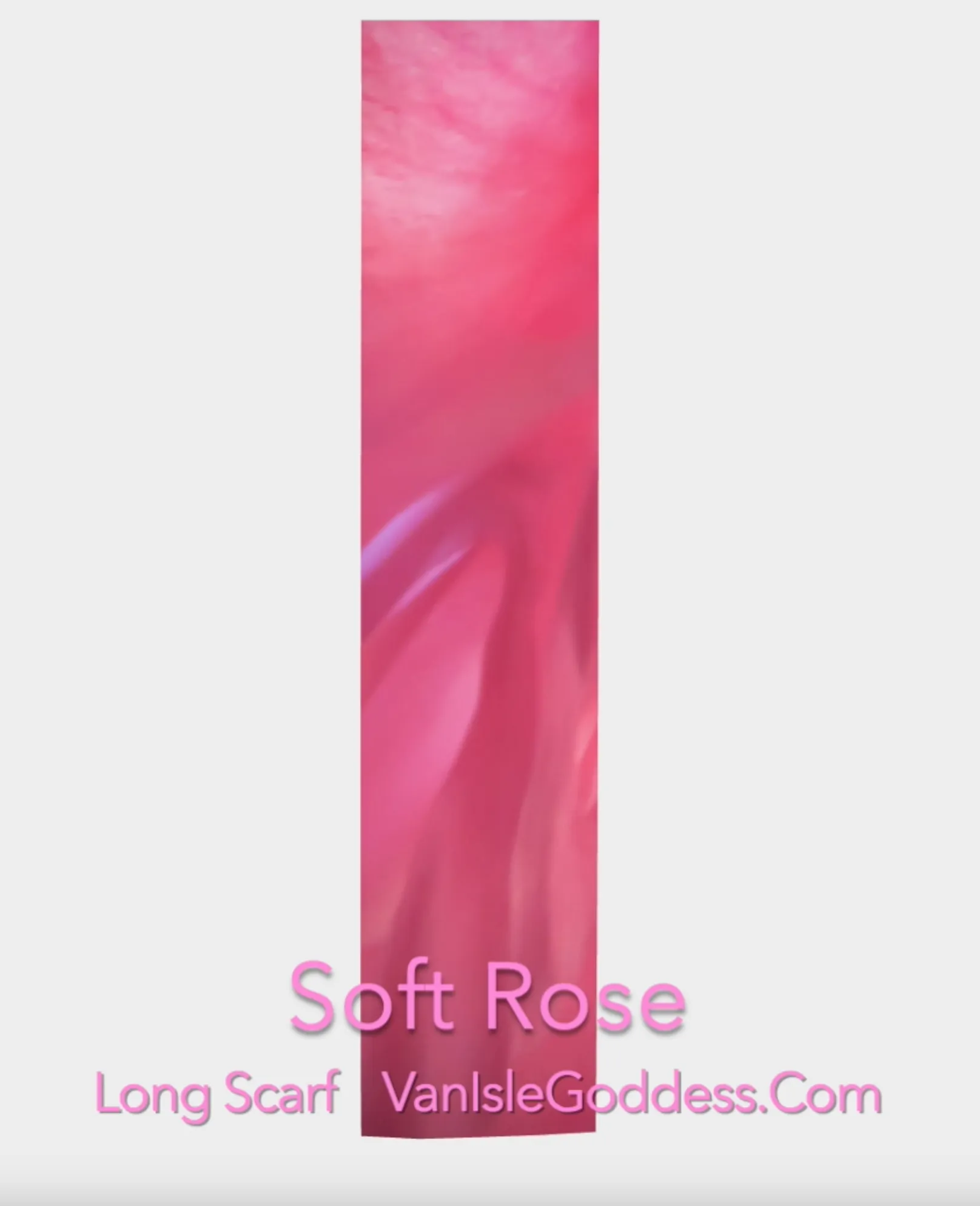 Soft Rose Long Scarf