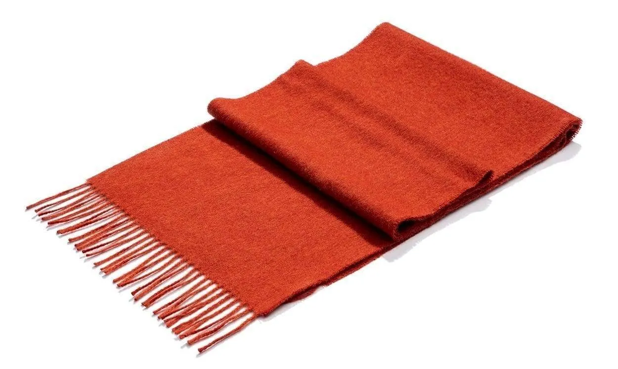 Solid Color 100% Baby Alpaca Scarf