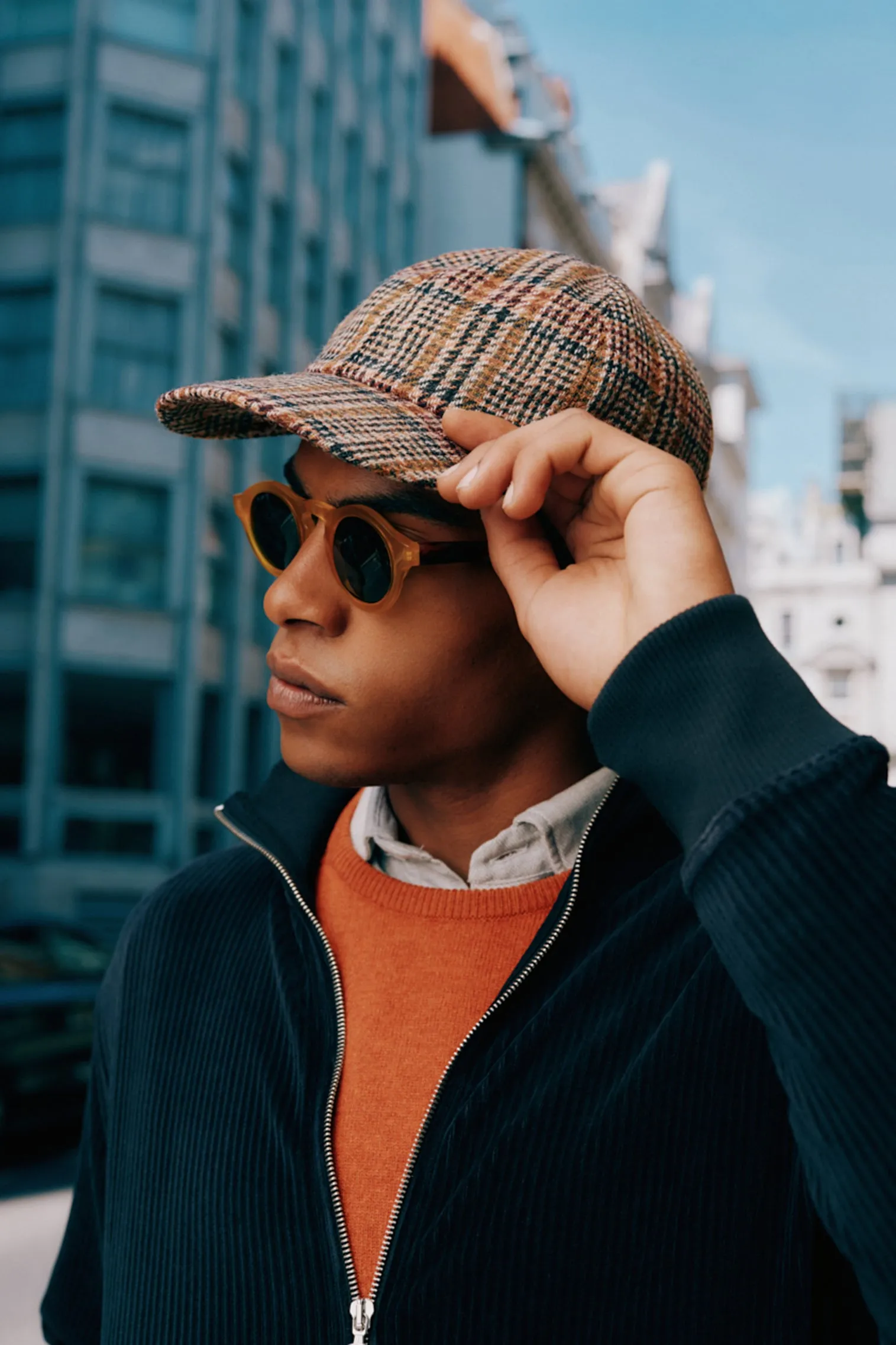 Stockholm Check Baseball Cap