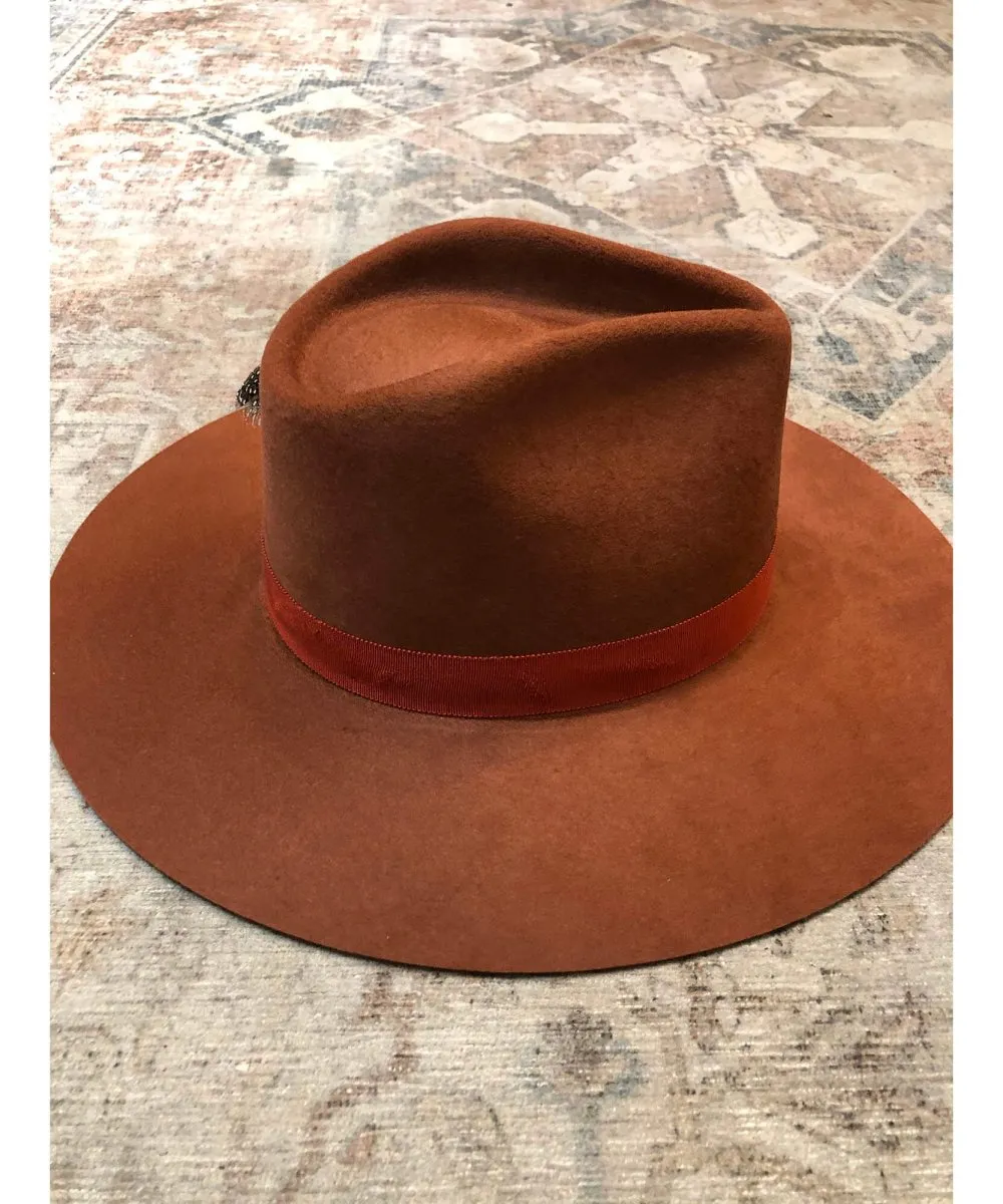 Stockman Fedora Rust