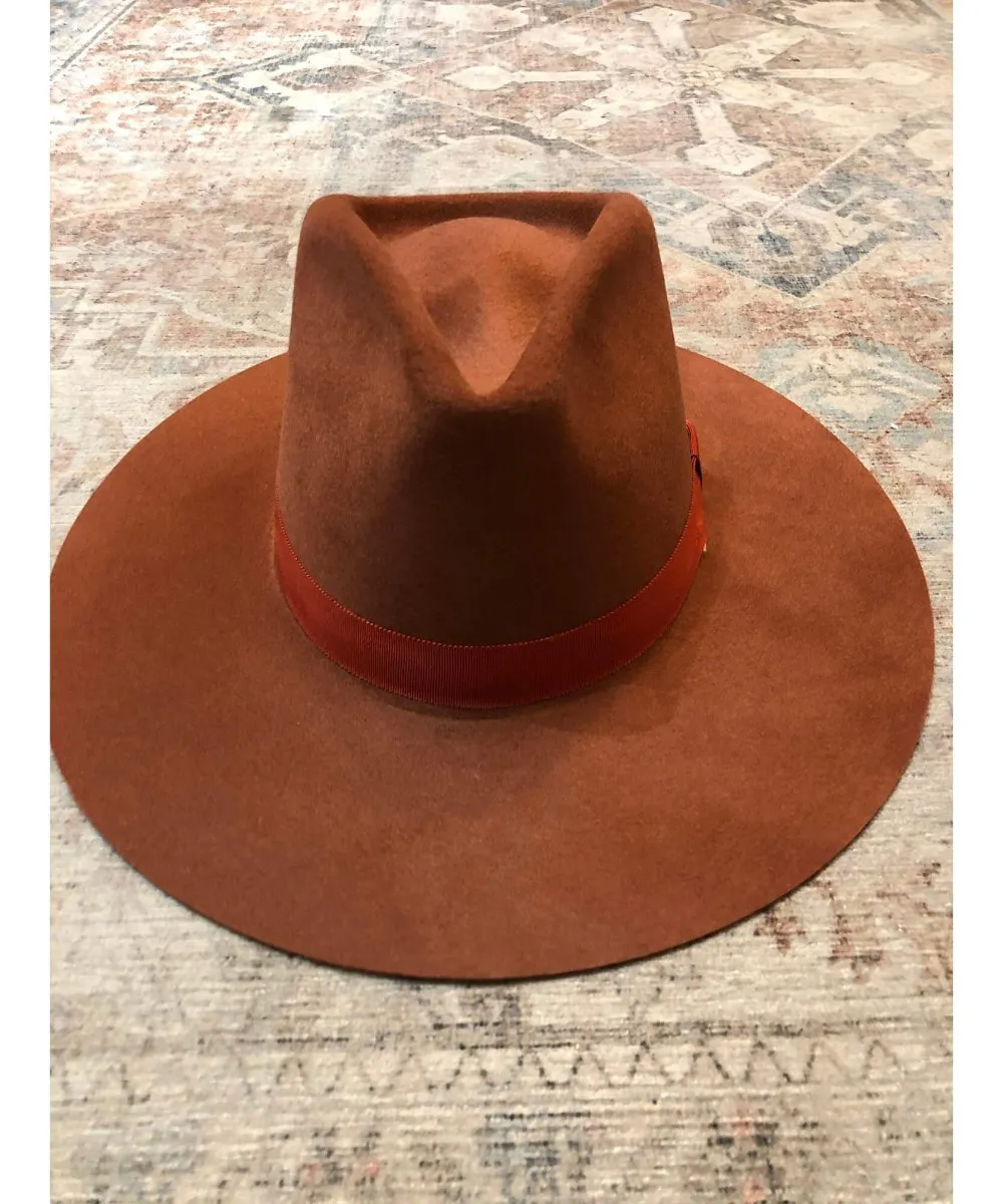 Stockman Fedora Rust