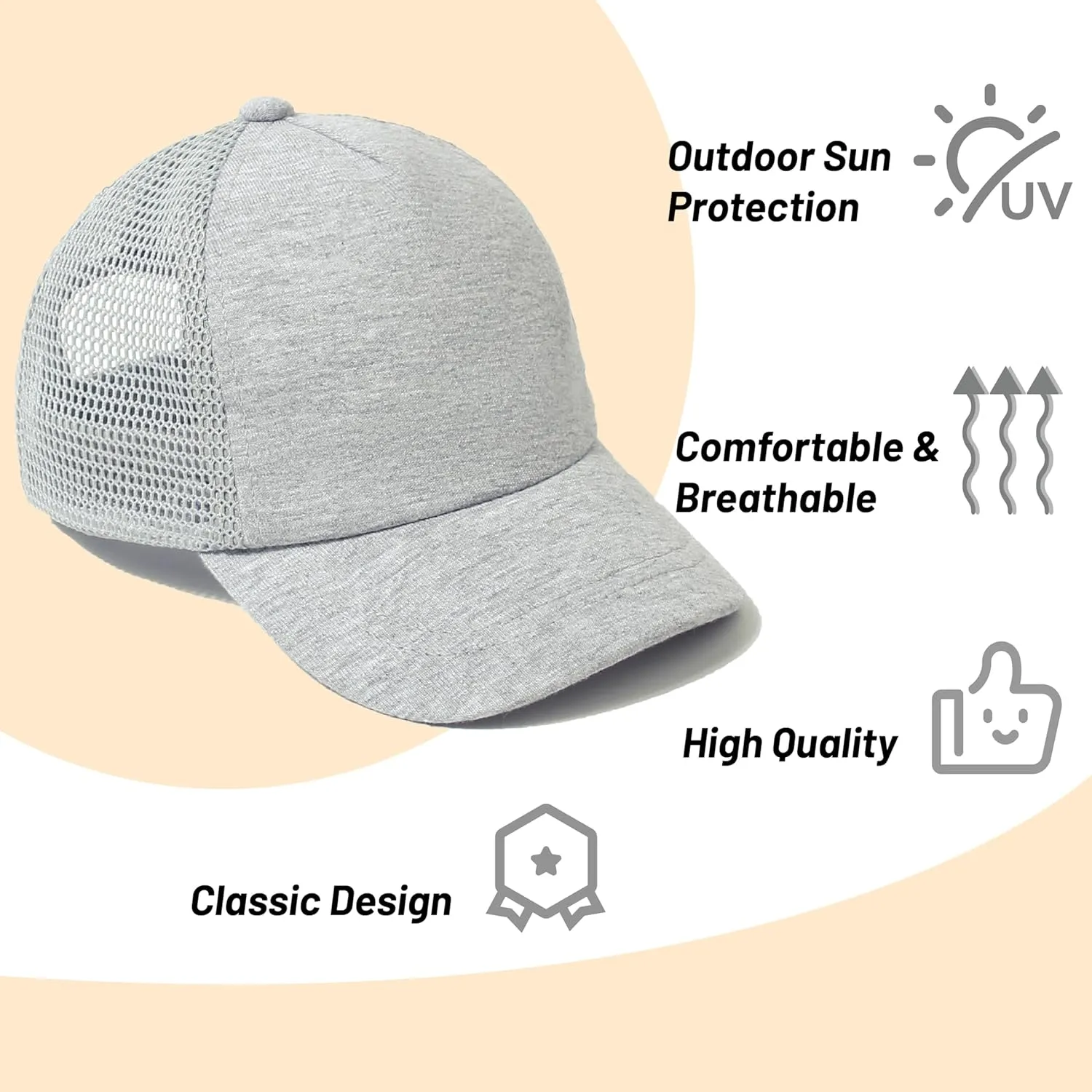 Toddler Boys Baby Girls Baseball Hats Kids Boy Caps Toddler Sun Hats for Summer Adjustable Hat 0-5 T