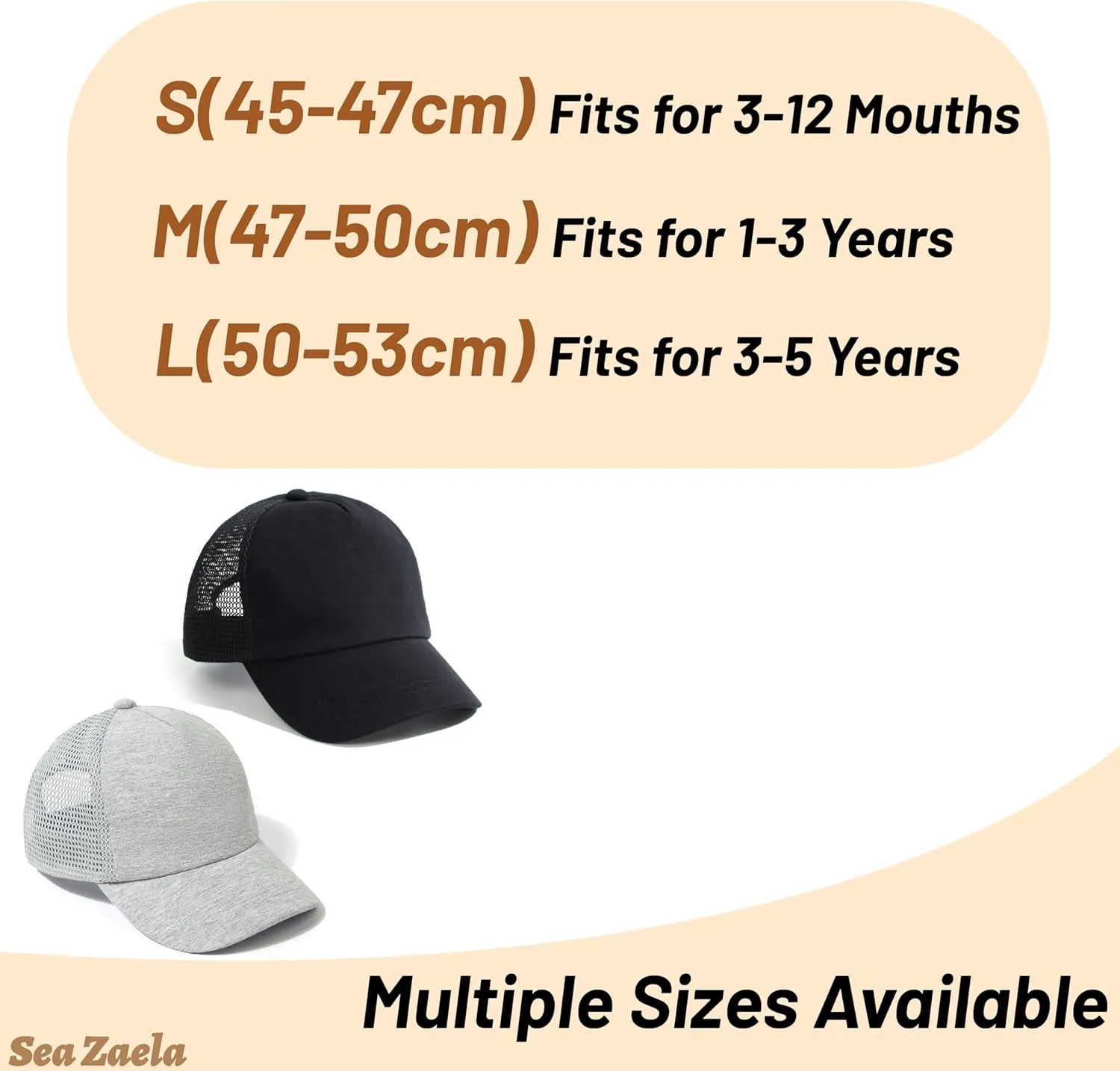 Toddler Boys Baby Girls Baseball Hats Kids Boy Caps Toddler Sun Hats for Summer Adjustable Hat 0-5 T
