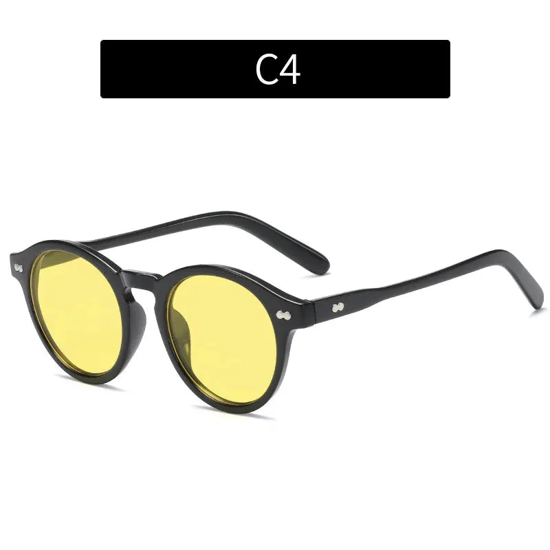 Unisex UV400 Retro Round Sunglasses