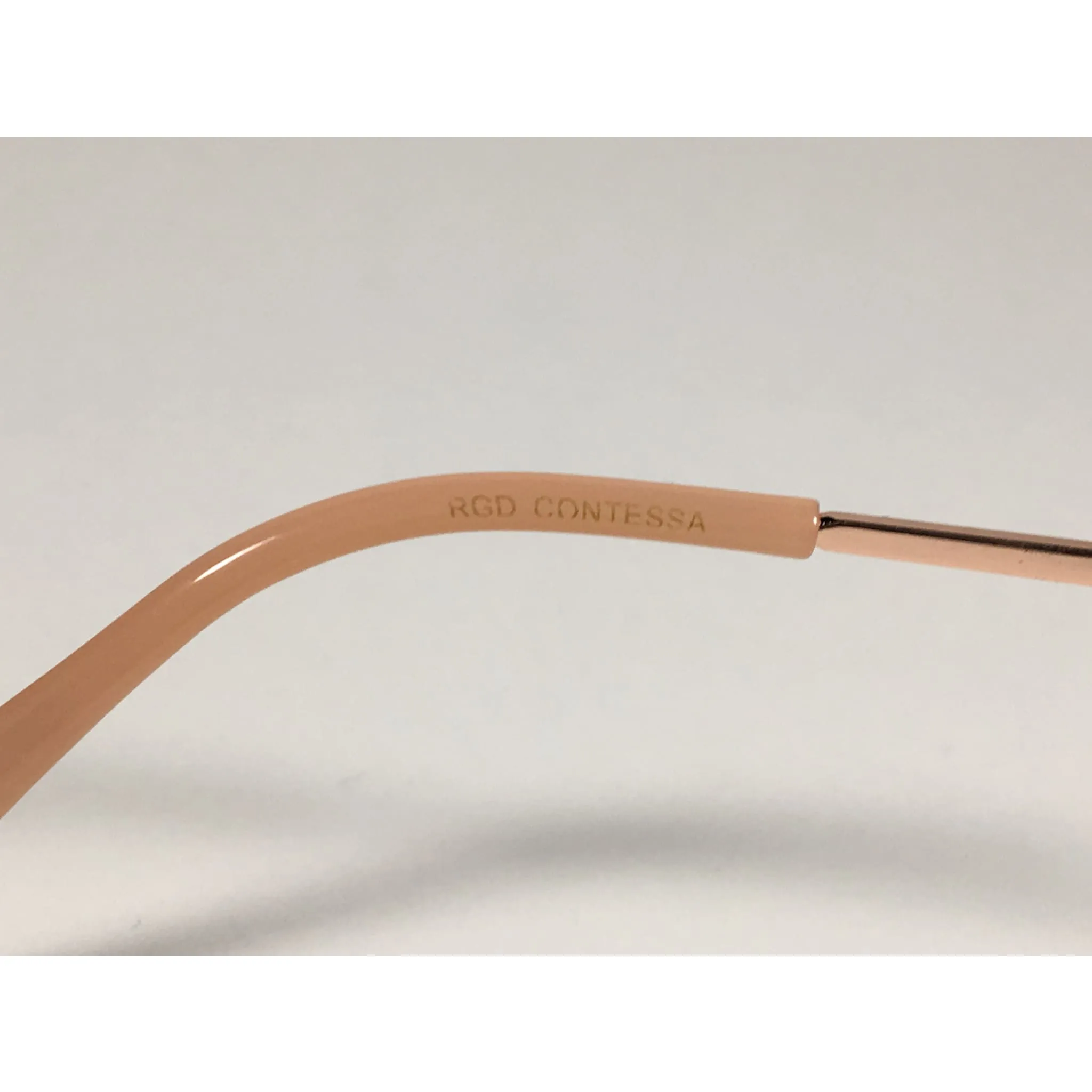 Versace 19V69 Italia Contessa Hexagonal Aviator Pilot Glitter Brow Bar Sunglasses Rose Gold Frame Brown Pink Gradient Lens