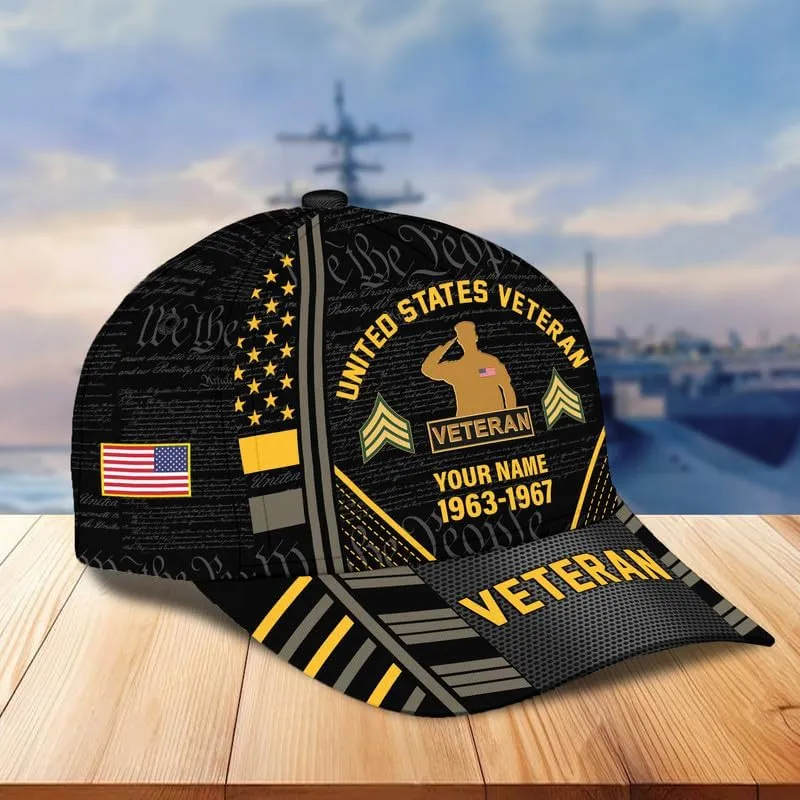 Veteran Hats for Men  Military Veteran Caps, Patriotic Ball Cap, Gift for Veterans Day, Adjustable Design, Tactical Ball Cap