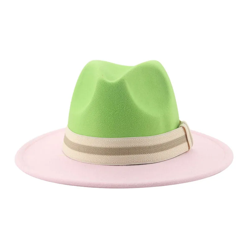 Watford Bicolor Band Fedora Hat