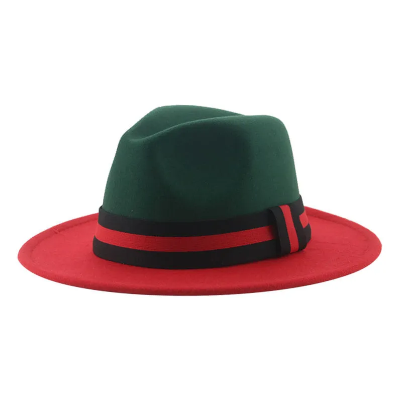 Watford Bicolor Band Fedora Hat