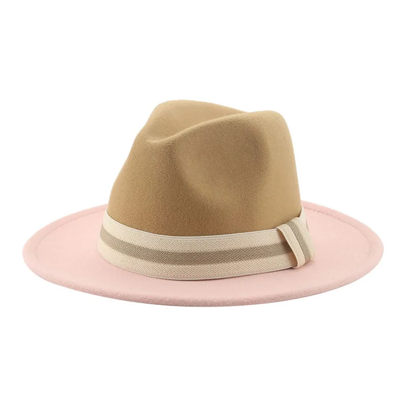 Watford Bicolor Band Fedora Hat
