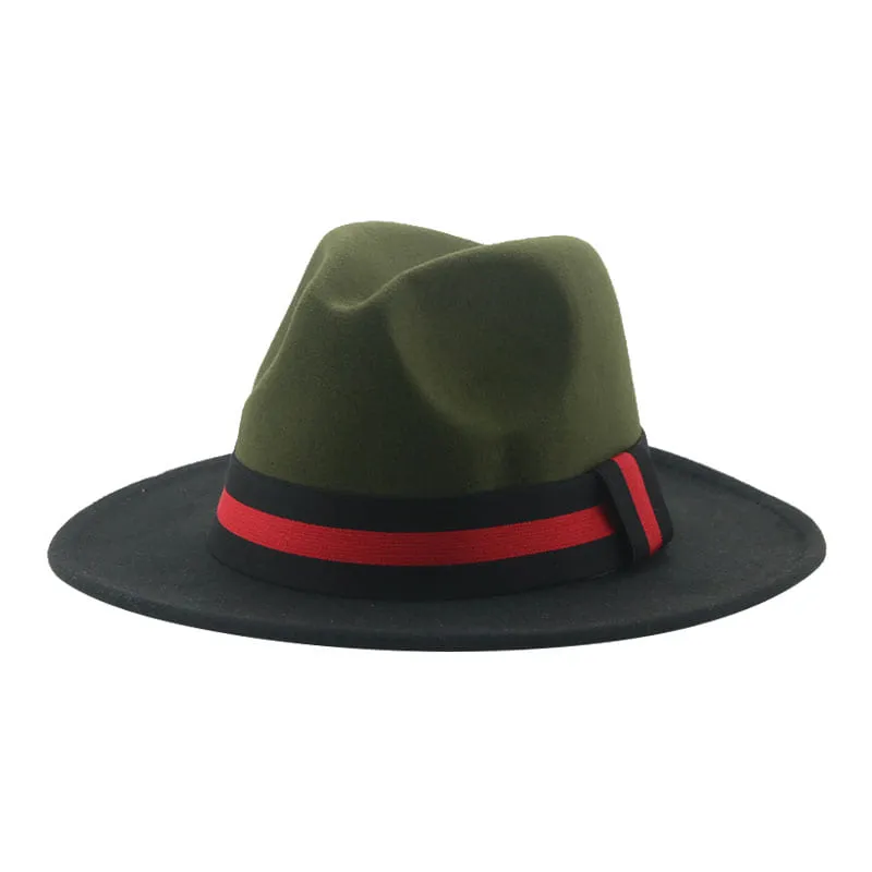 Watford Bicolor Band Fedora Hat