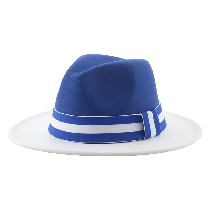 Watford Bicolor Band Fedora Hat