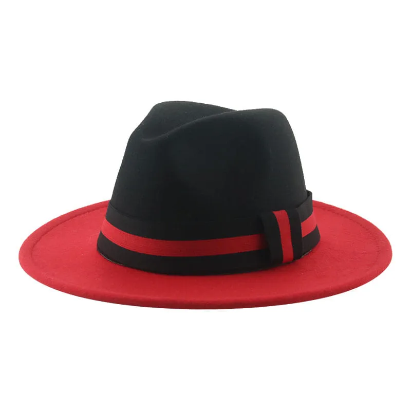 Watford Bicolor Band Fedora Hat