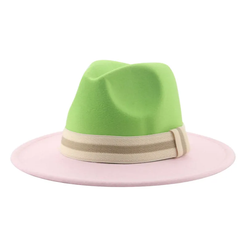 Watford Bicolor Band Fedora Hat