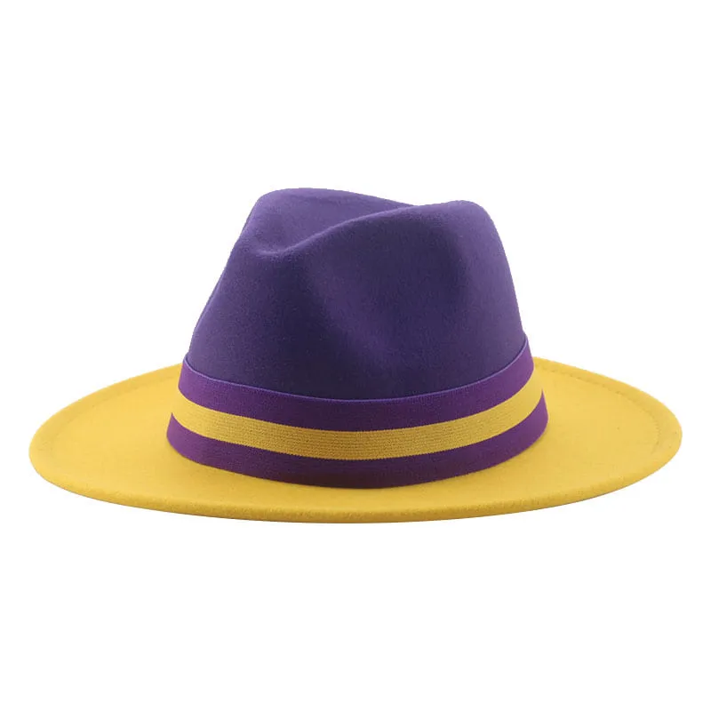 Watford Bicolor Band Fedora Hat
