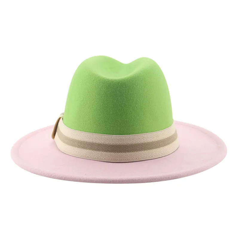 Watford Bicolor Band Fedora Hat