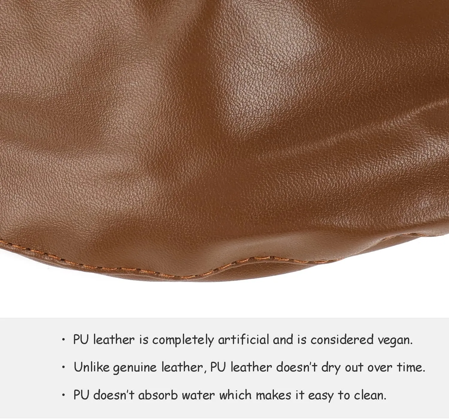 Wheebo PU Leather Berets for Women French Beret Hats Artist Painter Hat Classic Solid Style