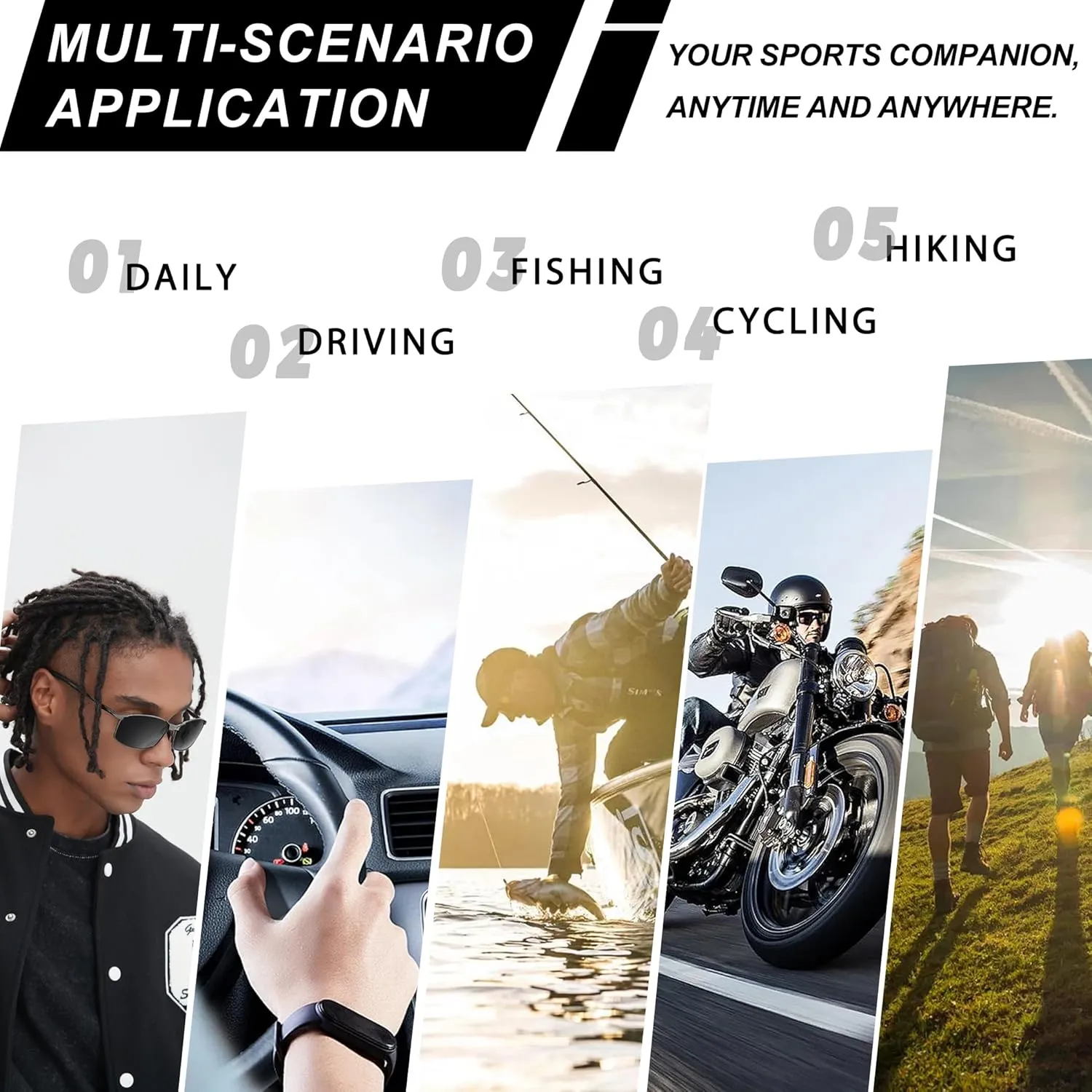 Wide Metal Frame Polarized Sunglasses Rectangle UV400  Protection Skinny Retro Sunnies for Men Women