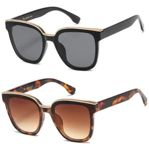Womens Designer Cat Eye sunglasses with Thick Rim