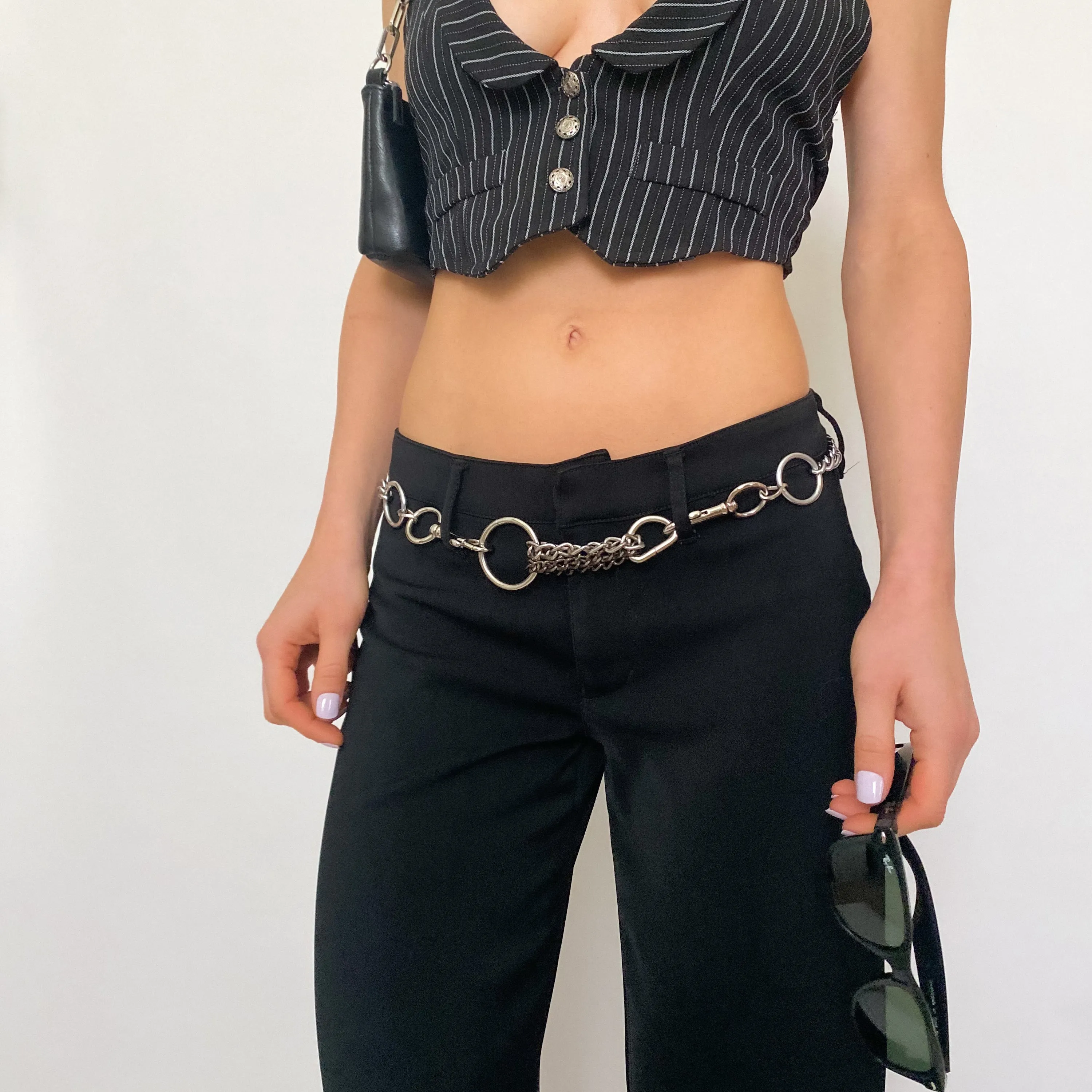 y2k l.e.i. wide leg trousers - size 3